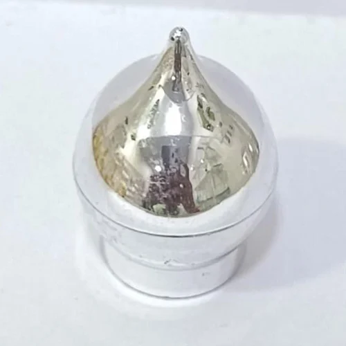 Plastic Silver Dome Bottle Cap